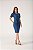 Vestido Jeans Lauriane Tubinho com Detalhe de Laços Laura Rosa 105 cm 810561 - Imagem 1