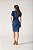 Vestido Jeans Lauriane Tubinho com Detalhe de Laços Laura Rosa 105 cm 810561 - Imagem 2