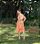 Vestido em Crepe com bolsos Magda Laranja Valentina Sirrah - Imagem 8