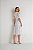 Vestido Evasê Em Tule Off White 120 cm Milly Laura Rosa - Imagem 2