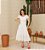 VESTIDO EM LAISE  CANNES (BRANCO) VALENTINA SIRRAH - Imagem 5