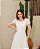 VESTIDO EM LAISE  CANNES (BRANCO) VALENTINA SIRRAH - Imagem 8