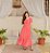 VESTIDO EM VISCOLINHO BARRETOS (CORAL) VALENTINA SIRRAH - Imagem 2