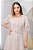 Vestido Cocal Listra Bege Valentina Sirrah - Imagem 4