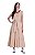 Vestido Gislaine em Malha Hapuk Caqui - Imagem 1