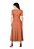 Vestido Neusa em Malha ponto Roma Marrom Hapuk - Imagem 2