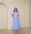 Vestido em Tricoline Ibiuna Valentina Sirrah  Azul - Imagem 2