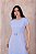 Vestido em Viscose Midi Azul com cinto Noemi Jana Marcal - Imagem 2
