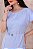 Vestido em Viscose Midi Azul com cinto Noemi Jana Marcal - Imagem 4