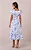 Vestido Maxi Midi no Crepe Estampado Suzana - Tata Martello - Imagem 3