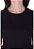 Blusa em algodão pima Luiza Preta - Hapuk - Imagem 3