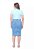 Blusa em algodão pima Luiza Azul - Hapuk - Imagem 3