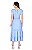 Vestido Em Linho Janaina Azul Hapuk - Imagem 3