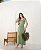 Vestido em Visco Twill Verde Valentina Sirrah - Imagem 1