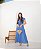 Vestido em Viscolinho Aguai Azul Sirrah - Imagem 1