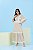Vestido Soraia Cru Aline Cerkunvis - Imagem 1