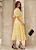 VESTIDO MIDI AMARELO TOQUE DE SEDA JULIA  JANY PIM - Imagem 3