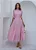 VESTIDO MIDI ROSA EM LAISE MARINA JANY PIM - Imagem 1