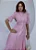 VESTIDO MIDI ROSA EM LAISE MARINA JANY PIM - Imagem 4