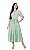 Vestido Em Crepe com botões Max Midi Lyra Verde Hapuk - Imagem 1