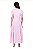 Vestido Sophia em Malha lisa com laise de algodão Rosa Hapuk - Imagem 4