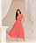 Vestido em Crepe com Toque de Seda Irecê Rosa Valentina Sirrah - Imagem 2