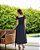 VESTIDO EM CREPE DOBBY MIDI JUAZEIRO (AZUL MARINHO) VALENTINA SIRRAH - Imagem 5