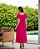 VESTIDO EM VISCOLINHO MIDI JORDÂNIA (PINK) VALENTINA SIRRAH - Imagem 5
