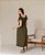 VESTIDO MIDI EM CREPE SAVANNA VERDE VALENTINA SIRRAH - Imagem 4