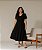 VESTIDO MIDI EM CREPE VARENNA PRETO VALENTINA SIRRAH - Imagem 1