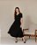 VESTIDO MIDI EM CREPE VARENNA PRETO VALENTINA SIRRAH - Imagem 4