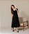 VESTIDO MIDI EM CREPE VARENNA PRETO VALENTINA SIRRAH - Imagem 5