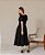VESTIDO MIDI EM CREPE VARENNA PRETO VALENTINA SIRRAH - Imagem 3