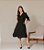 VESTIDO EM ALFAITARIA PIENZA COM ZÍPER PRETO VALENTINA SIRRAH - Imagem 2