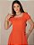VESTIDO MIDI EM CREPE SAVANNA CORAL VALENTINA SIRRAH - Imagem 3