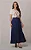 Saia Maxi Midi Plissada Melissa Azul - Tata Martello - Imagem 1