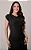 Vestido Longo com Drapeado no Tule Aurora Preto - Tata Martello - Imagem 2
