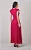 Vestido Longo com Drapeado no Tule Aurora Pink - Tata Martello - Imagem 3