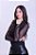 Blusa em Malha Tule Elenice Preta - Hapuk - Imagem 1