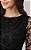 Vestido Maxi Midi em Tule Flocado Tabata Preto - Tata Martello - Imagem 3