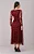 Vestido Maxi Midi em Tule Flocado Tabata Vinho - Tata Martello - Imagem 4