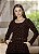 Vestido em crepe Marinque Preto Animal Print - Valentina Sirrah - Imagem 2