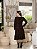 Vestido em crepe Marinque Preto Animal Print - Valentina Sirrah - Imagem 3