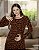 Vestido em crepe Marinque Marrom Animal Print - Valentina Sirrah - Imagem 3