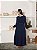 Vestido em Flow Twill Azul Marinho - Valentina Sirrah - Imagem 4