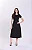 Vestido em Malha Suede Roseli Preto - Hapuk - Imagem 1