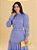 Vestido em Tricoline Verônica Azul - Aline Cerkunvis - Imagem 2
