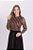 Blusa em Tule Xadrez Zoe Marrom - Hapuk - Imagem 1