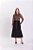 Blusa em Tule Xadrez Zoe Marrom - Hapuk - Imagem 2