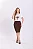 Blusa em Malha com Crepe Estampa Exclusica Rubia Marrom - Hapuk - Imagem 2